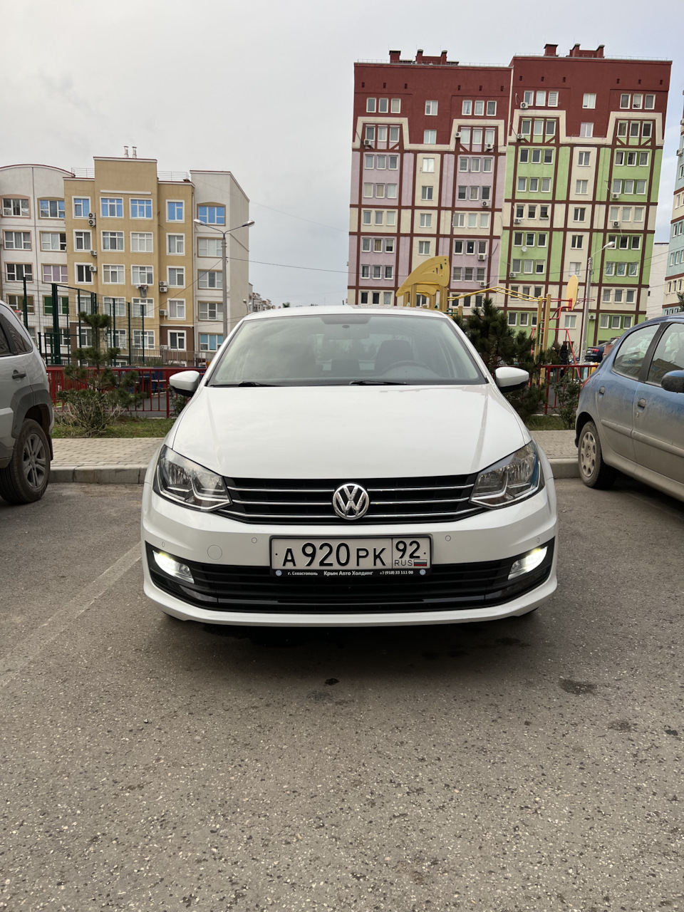 Замена лампы ДХО на диодные — Volkswagen Polo Sedan, 1,4 л, 2019 года |  электроника | DRIVE2