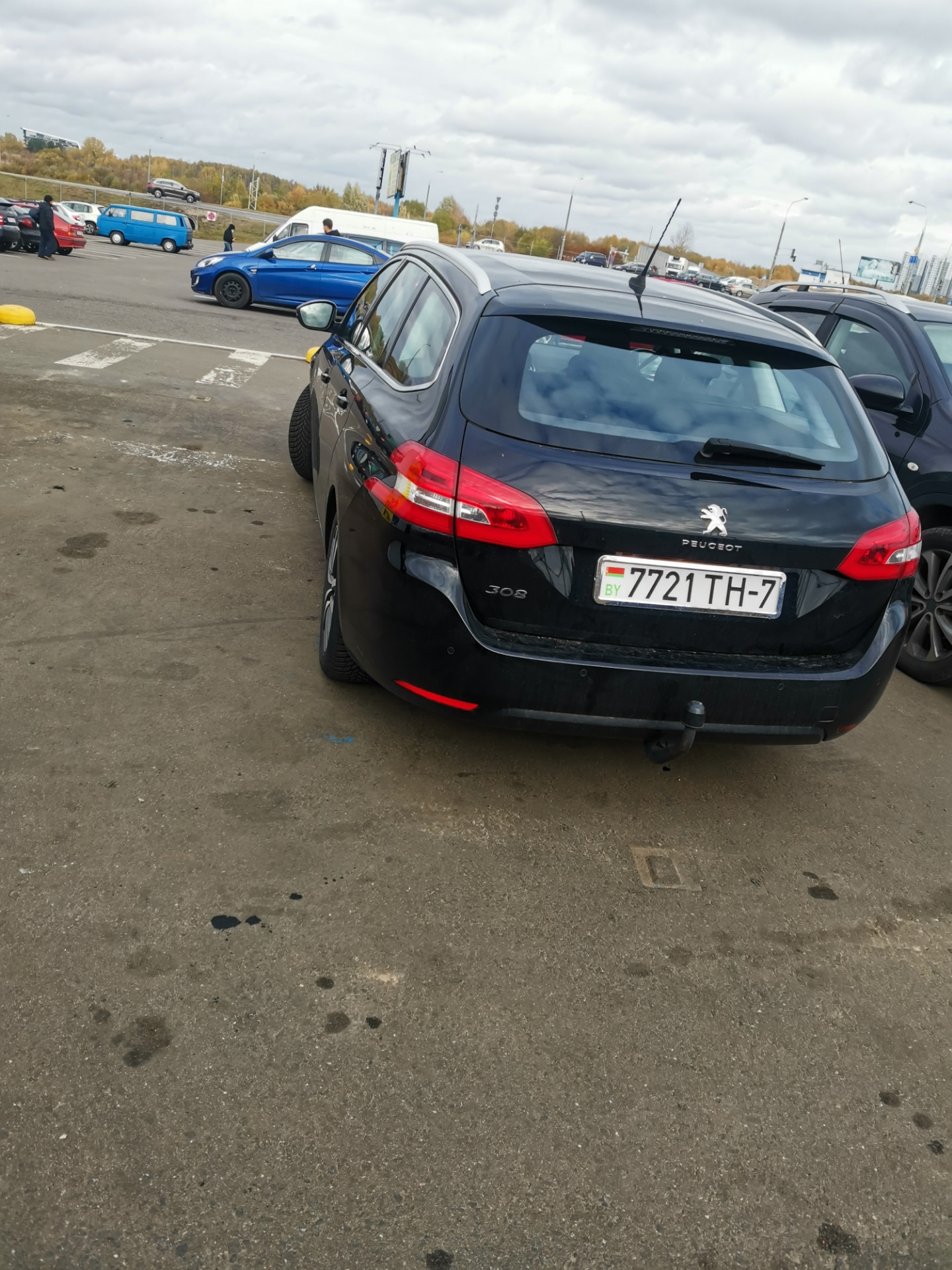 #3 ковры, брызговики, номера — Peugeot 308 SW (2G), 1,5 л, 2018 года ...