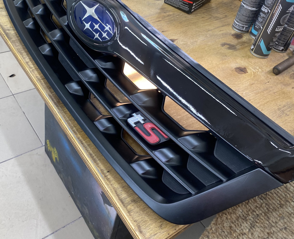 Покраска радиаторной решетки — Subaru Forester (SH), 2,5 л, 2012 года ...