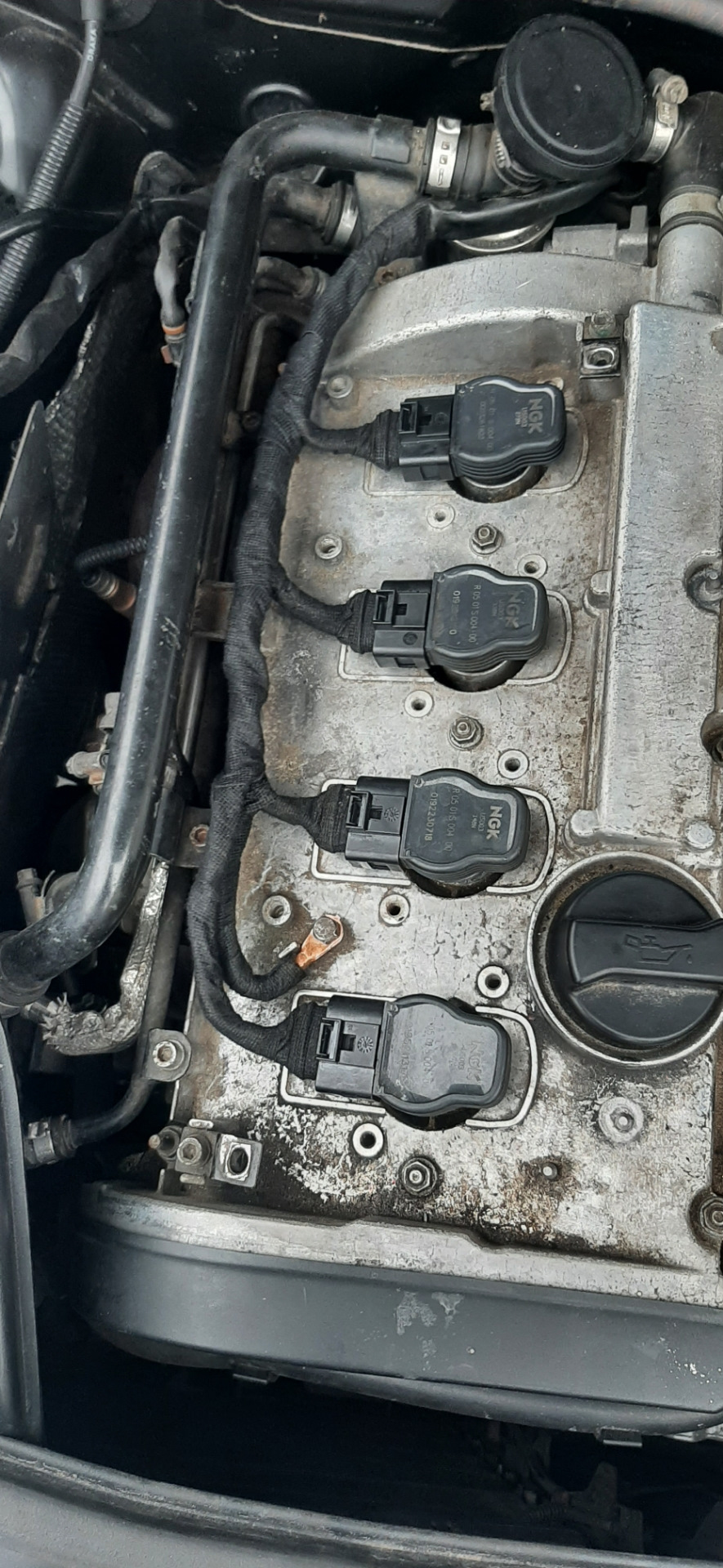 Ремонт/замена проводки катушек зажигания аудиа4b6 — Audi A4 (B6), 1,8 л ...