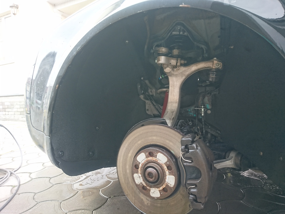 Фетровые передние подкрылки (локеры) — Audi A4 (B6), 1,8 л, 2004 года ...
