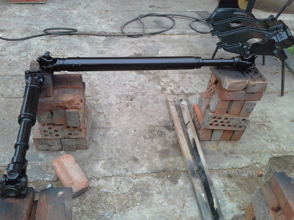 ТО карданных валов. — Toyota Land Cruiser 100, 4,7 л, 2004 года ...