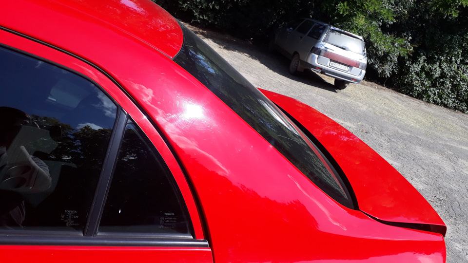 Полное открытие крышки багажника. — Toyota Corolla (140/150), 1,6 л ...