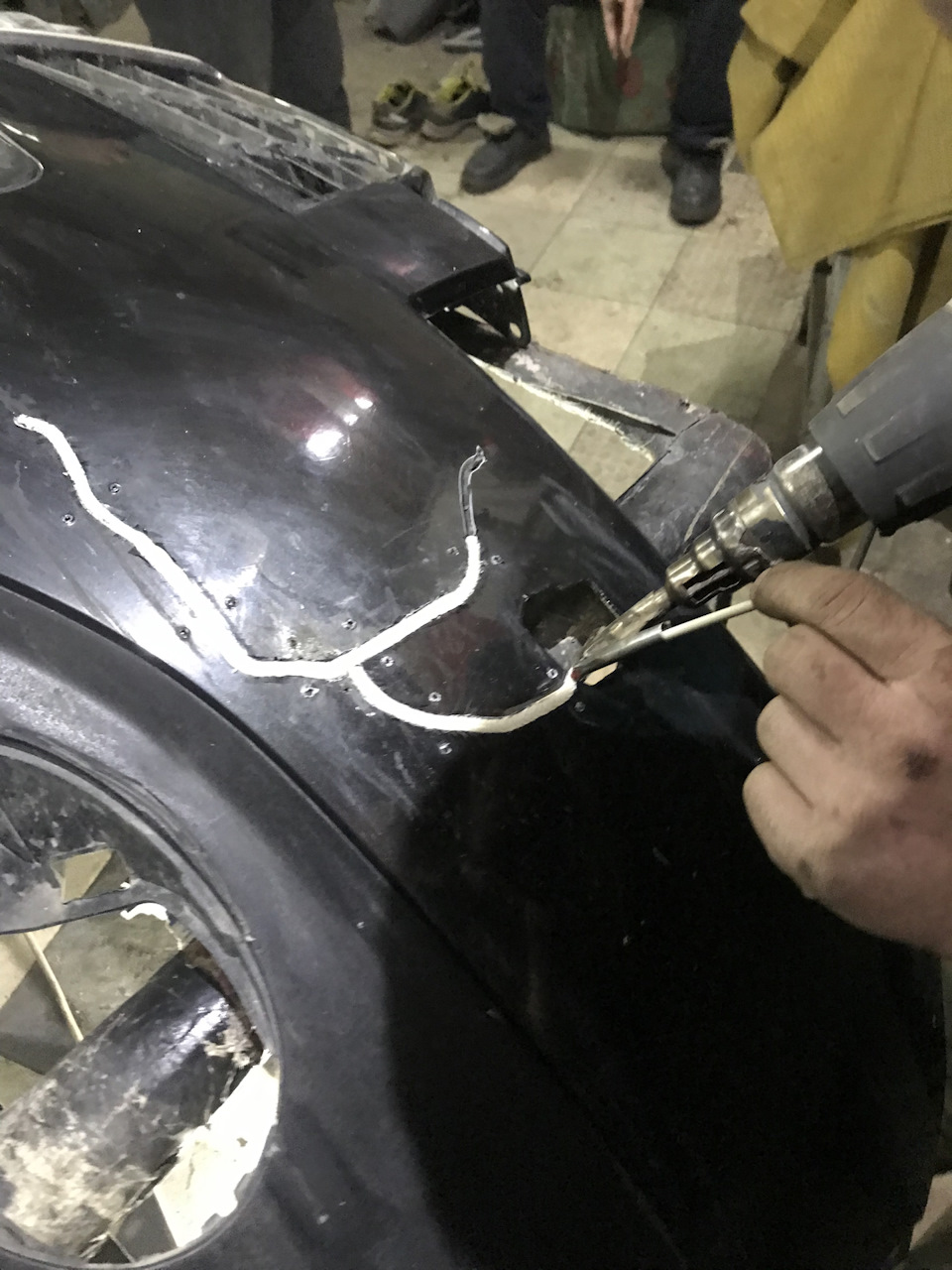 Ремонт переднего бампера Ниссан кашкай — DRIVE2