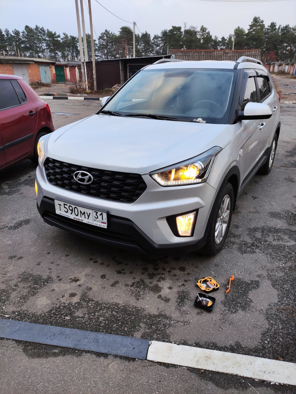 3000К в два этажа, MTF LIGHT AURUM — Hyundai Creta (1G), 2 л, 2020 года |  аксессуары | DRIVE2