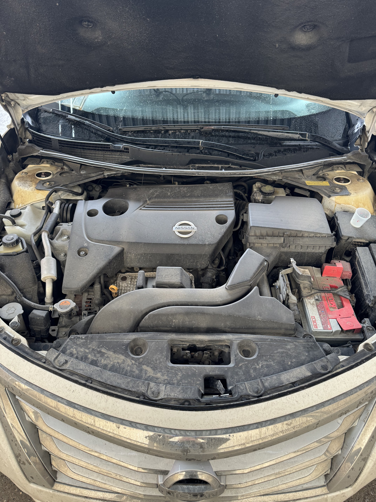 ТО, замена поддона ДВС — Nissan Teana (L33), 2,5 л, 2015 года ...