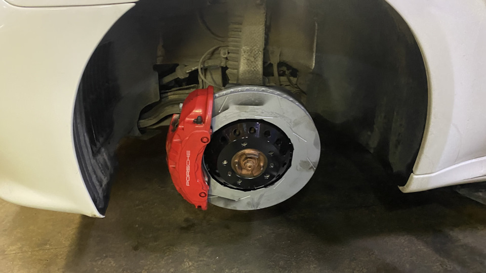 Замена передних тормозных дисков порше панамера турбо! — Porsche ...