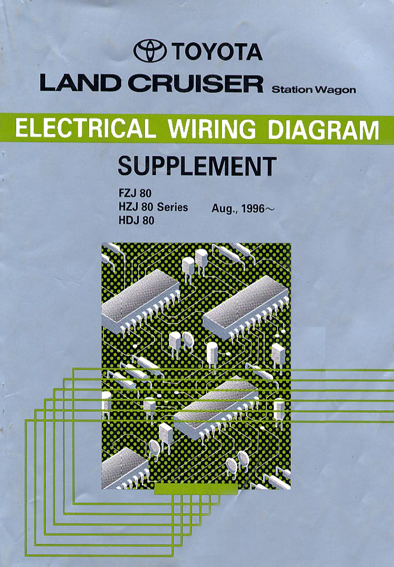 Toyota Land Cruiser Electrical wiring diagram supplement — Toyota Land Cruiser 80