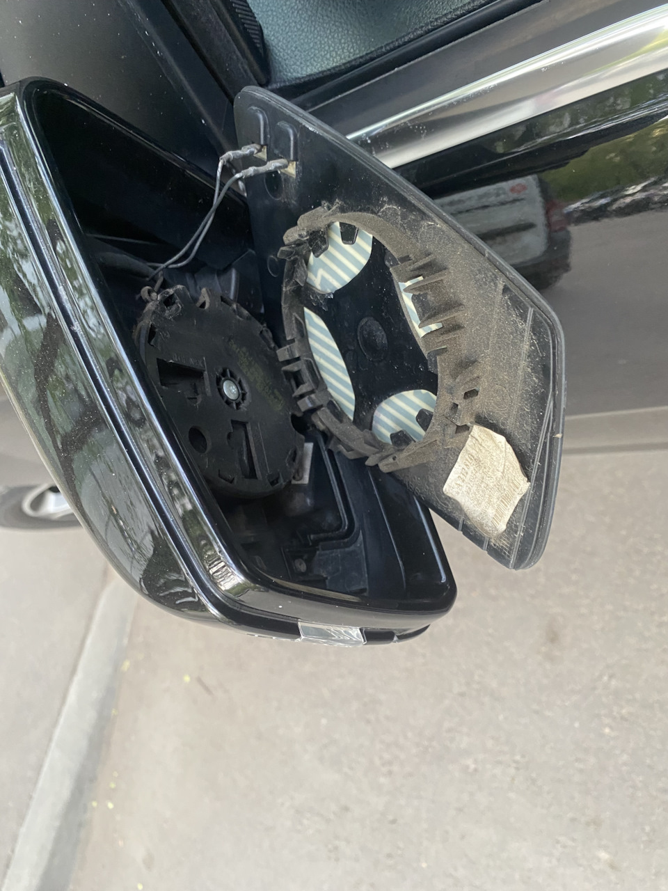 Снял зеркальный элемент — Mercedes-Benz GLK-Class (X204)