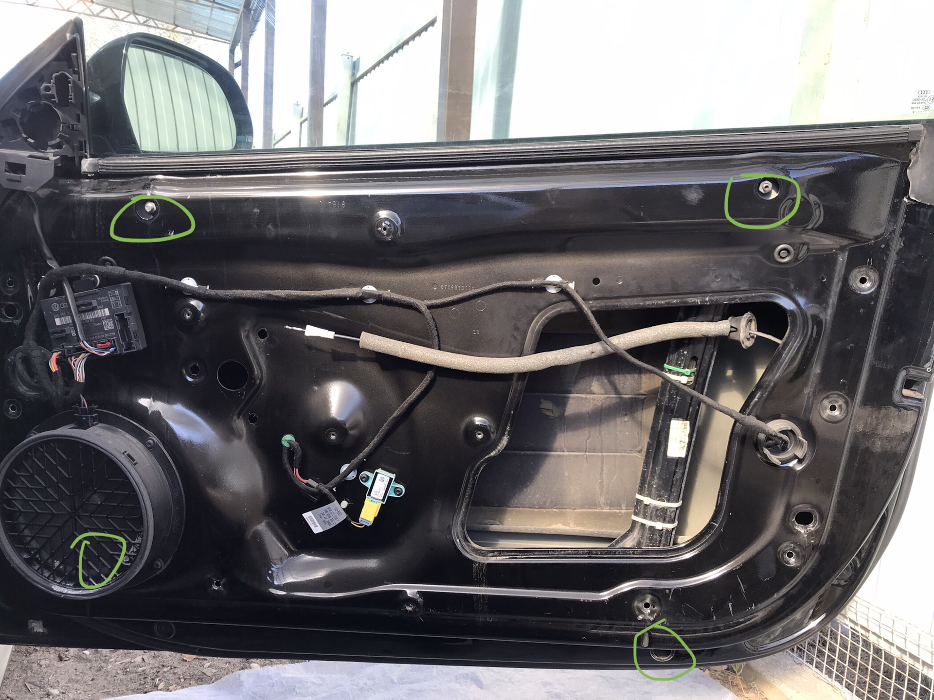 Замена стеклоподъемника на Audi A5 8T — Audi A5 (1G), 3,2 л, 2008 года ...