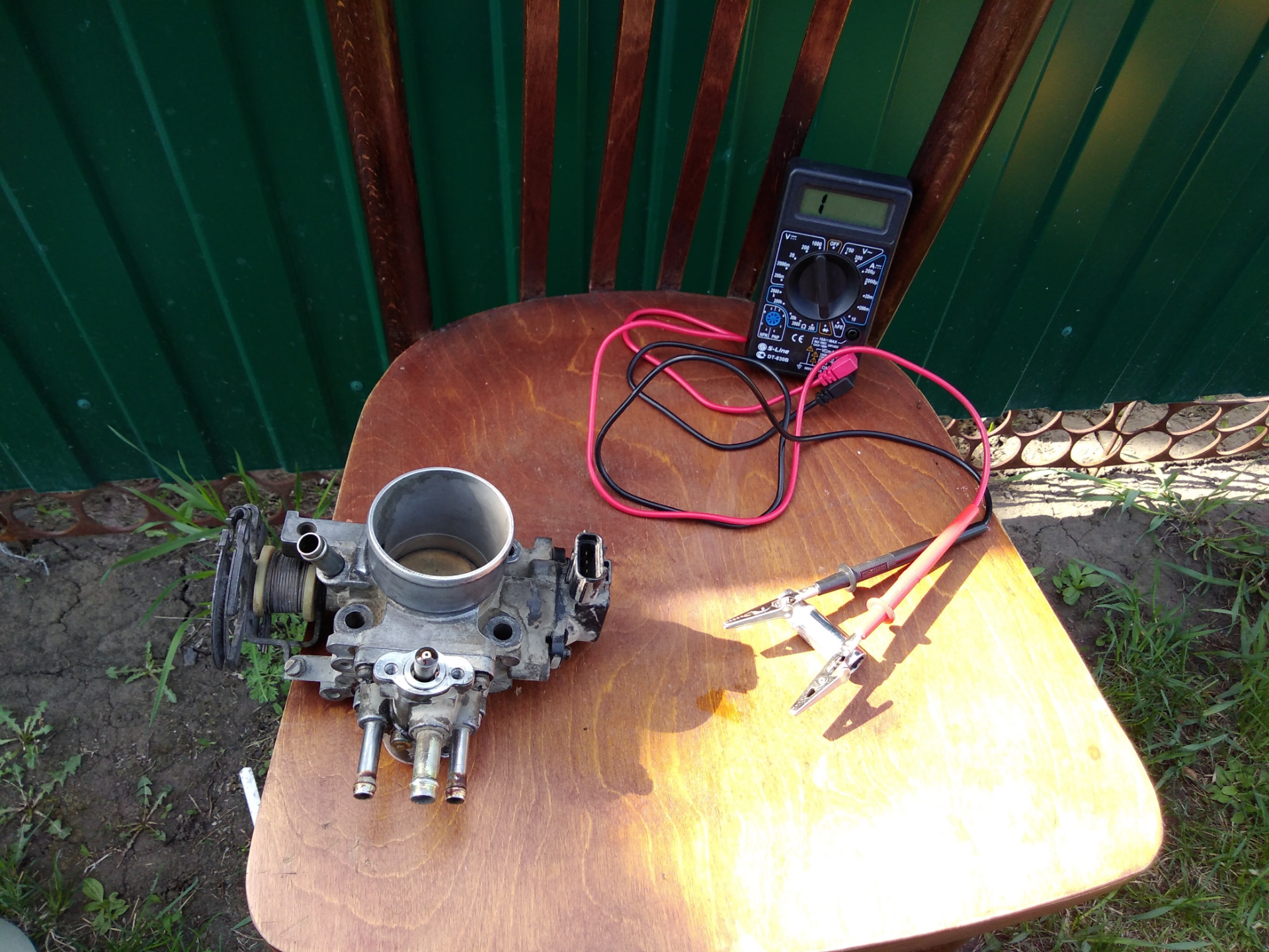 Чистка дросселя, регулировка дпдз — Toyota Caldina (190), 1,8 л, 1993 ...