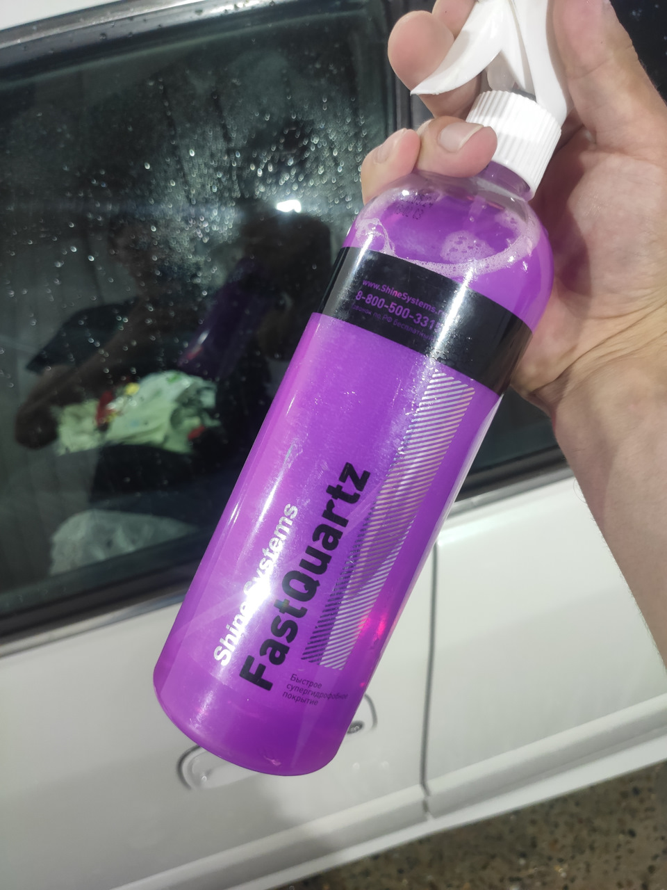 Вещь реально годная, наносится легко и быстро, результат мне понравился очень, хватает на пару дождей. — Toyota Chaser (100)