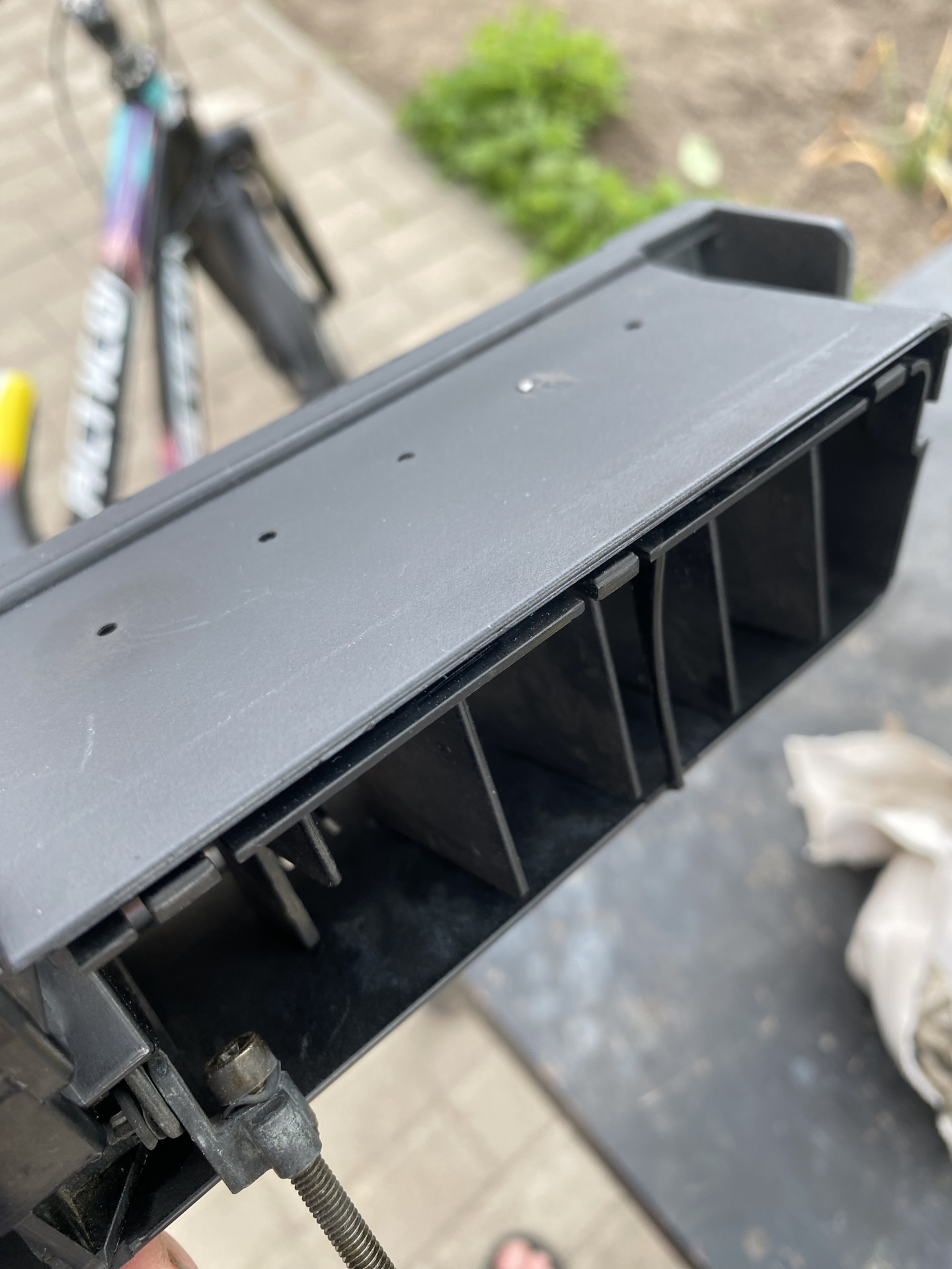 Ремонт центрального дефлектора — Mercedes-Benz E-class (W124), 2,5 л ...