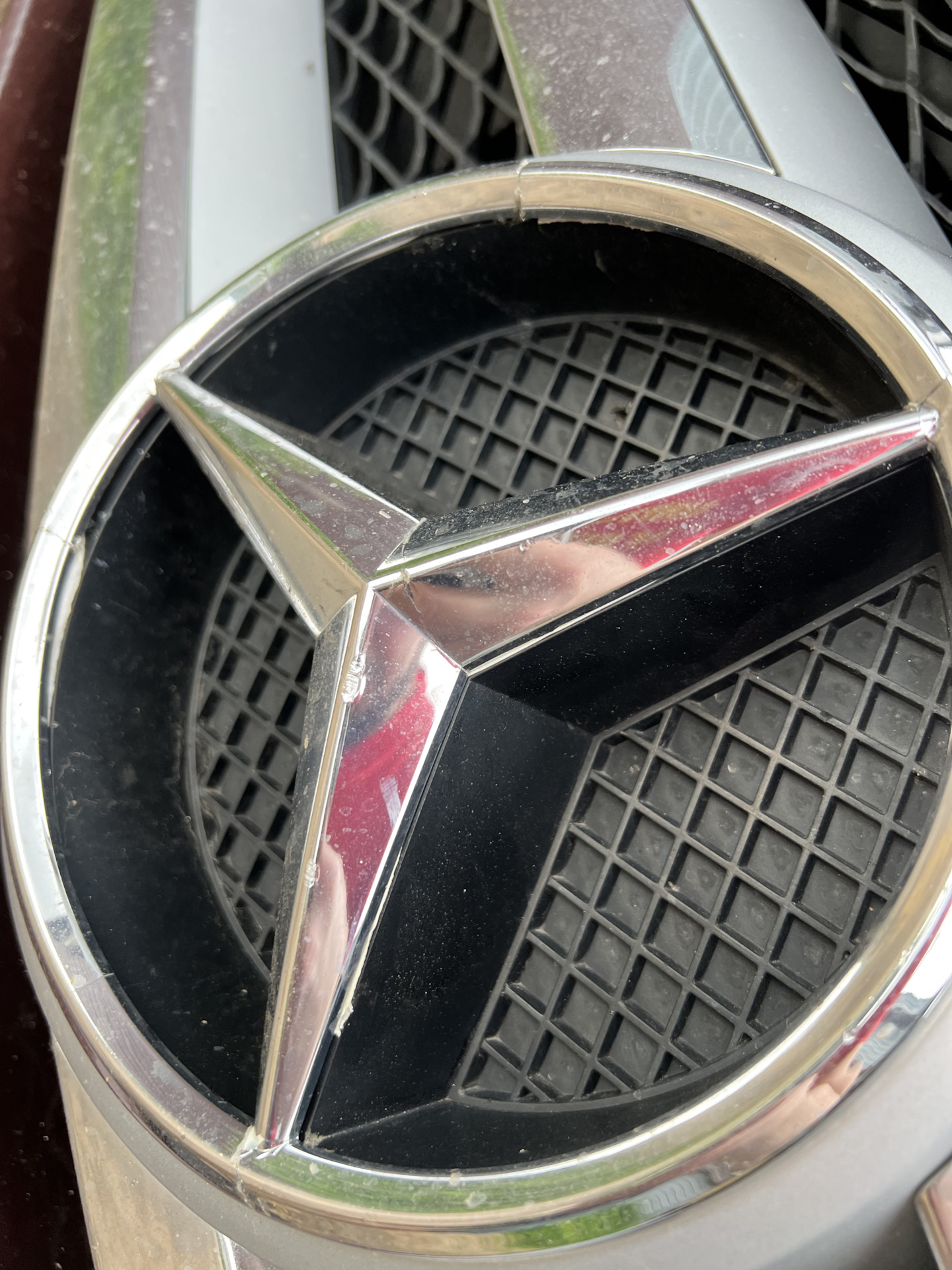 Звезда решетки радиатора — Mercedes-Benz GL-class (X166), 3 л, 2013 ...