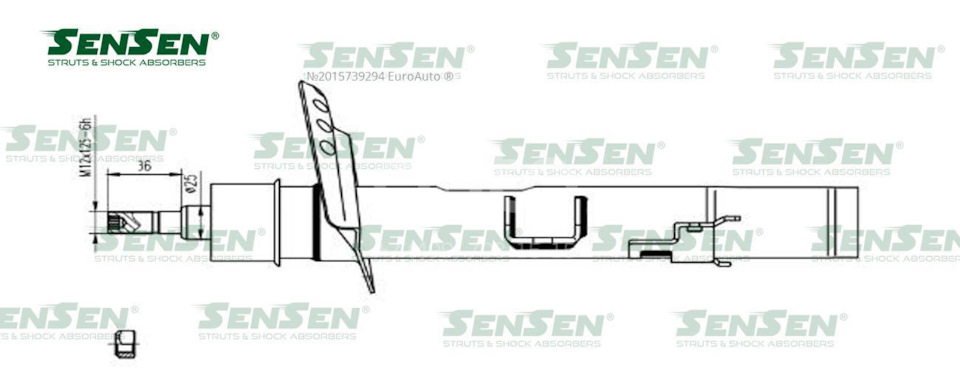 42141494 Амортизатор SENSEN | Запчасти на DRIVE2