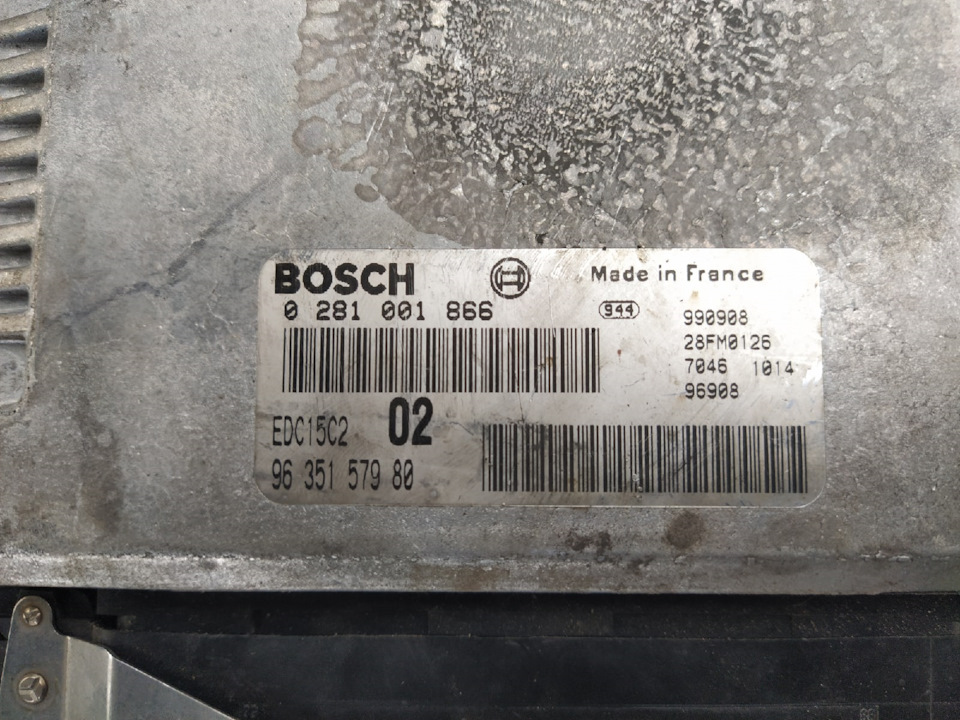 Проводка моторного отсека, ЭБУ и ЧИП — Peugeot 406, 2 л, 1999 года ...