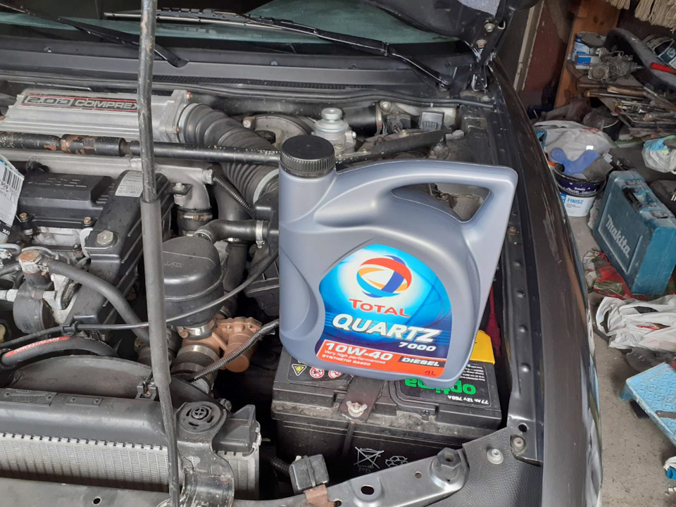 Переход на TOTAL — Mazda 626 IV (GE), 2 л, 1992 года | плановое ТО | DRIVE2