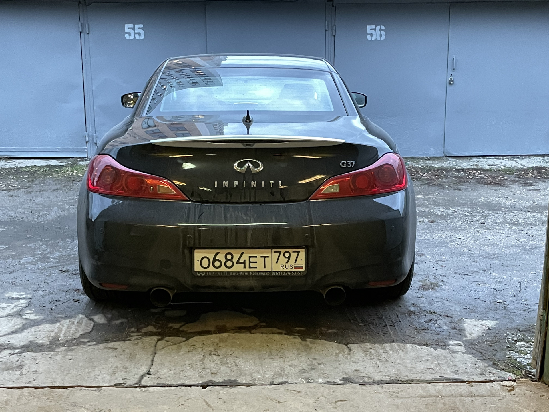 Проставки и переобувка — Infiniti G37 Coupe, 3,7 л, 2012 года | шины |  DRIVE2