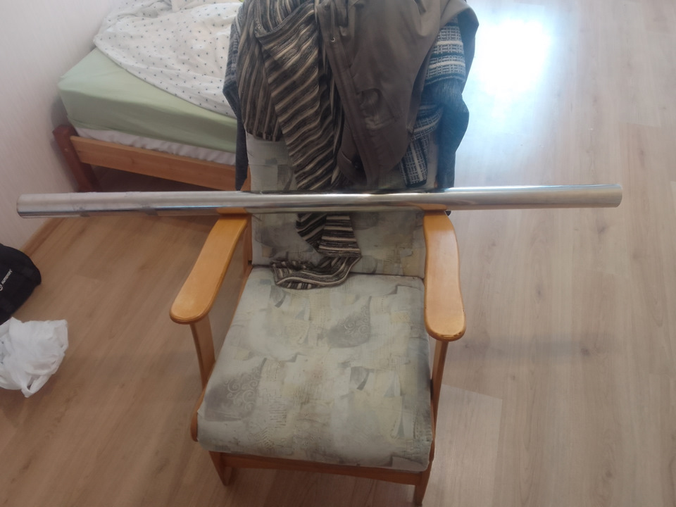 Может кому нужен кусок трубы из нержавейки для выхлопа — Audi A4 (B5 ...