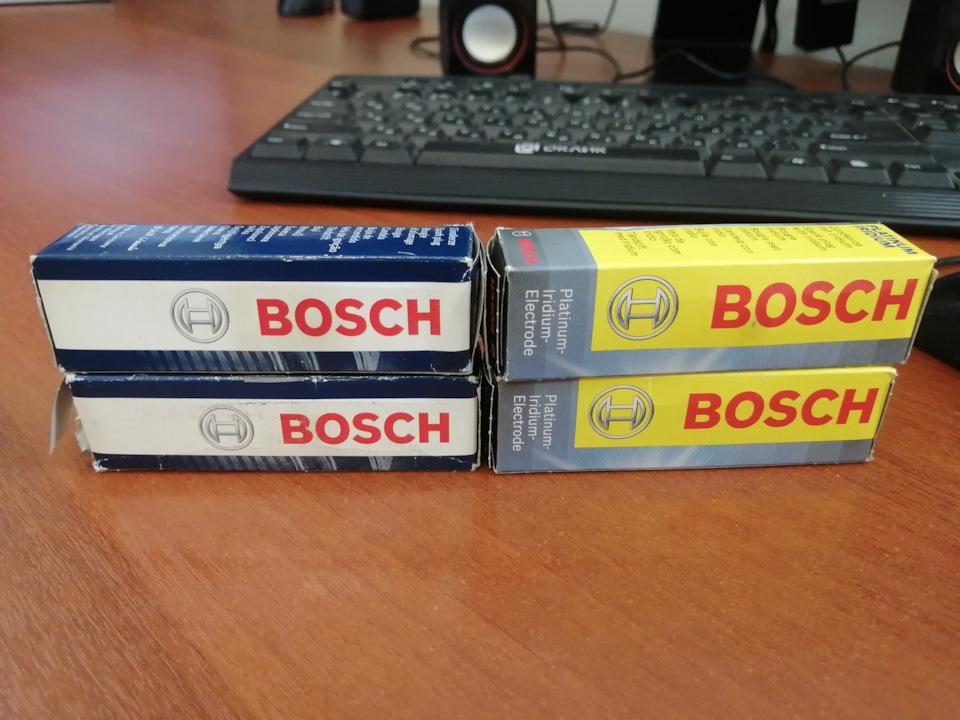 Замена свечей Bosch — Mitsubishi Pajero Pinin, 2 л, 2003 года ...