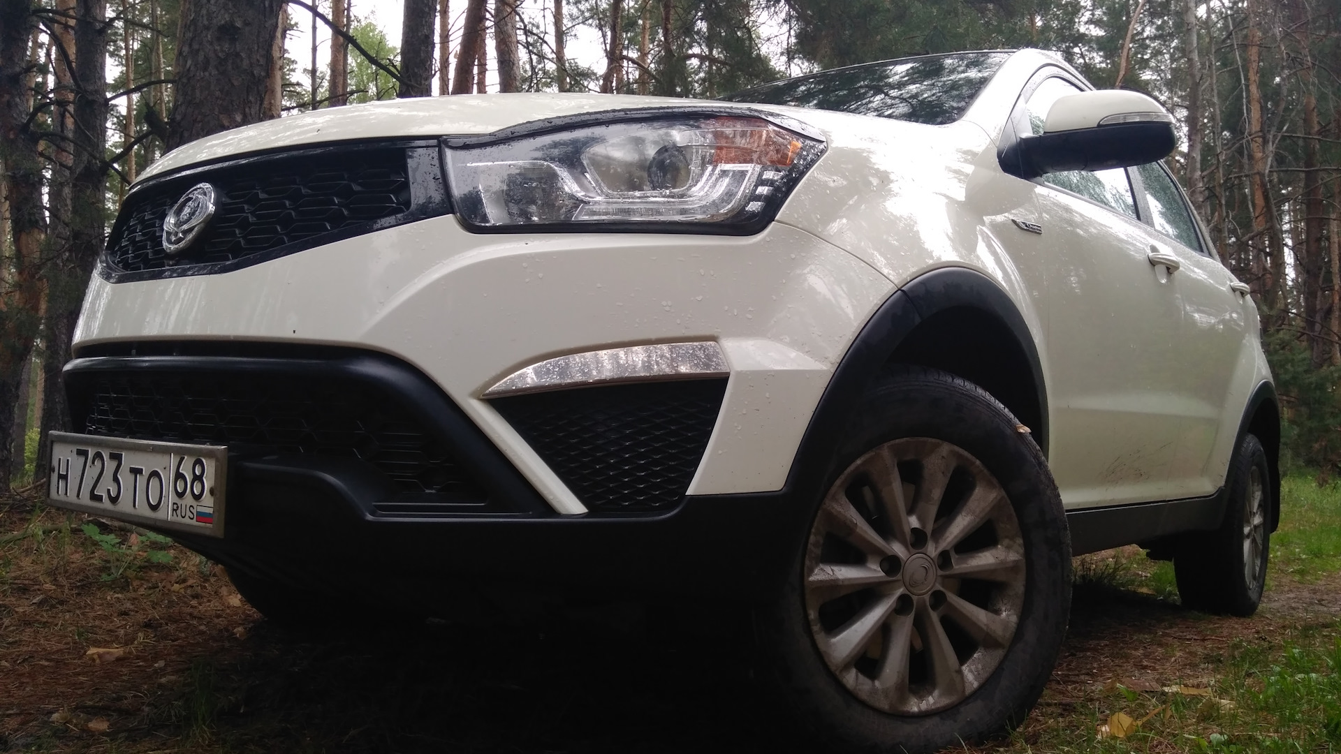 Ssangyong actyon бензиновый. SSANGYONG Actyon белый