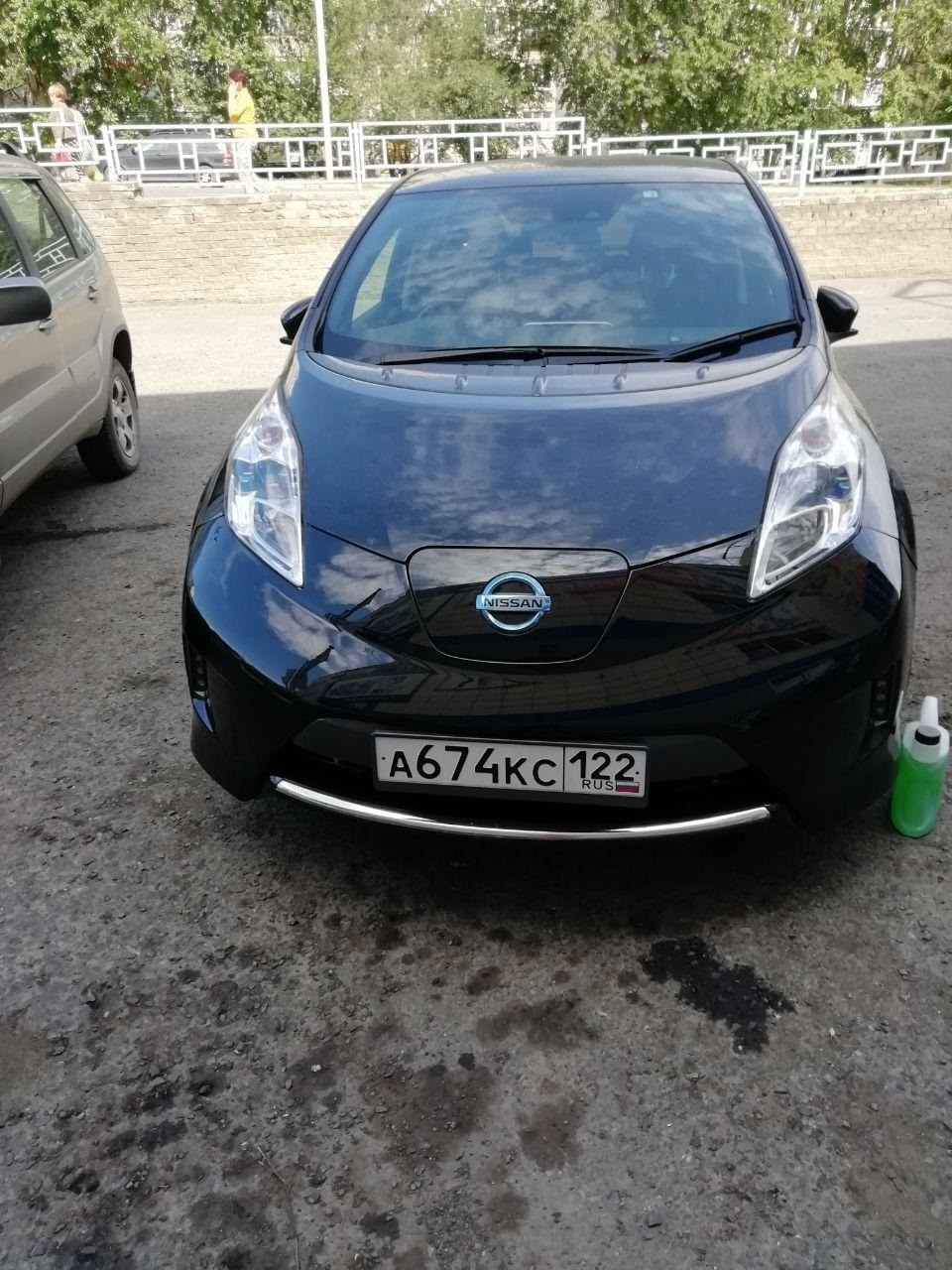 Сегодня поставил машину на учет — Nissan Leaf (1G), 2015 года | другое |  DRIVE2