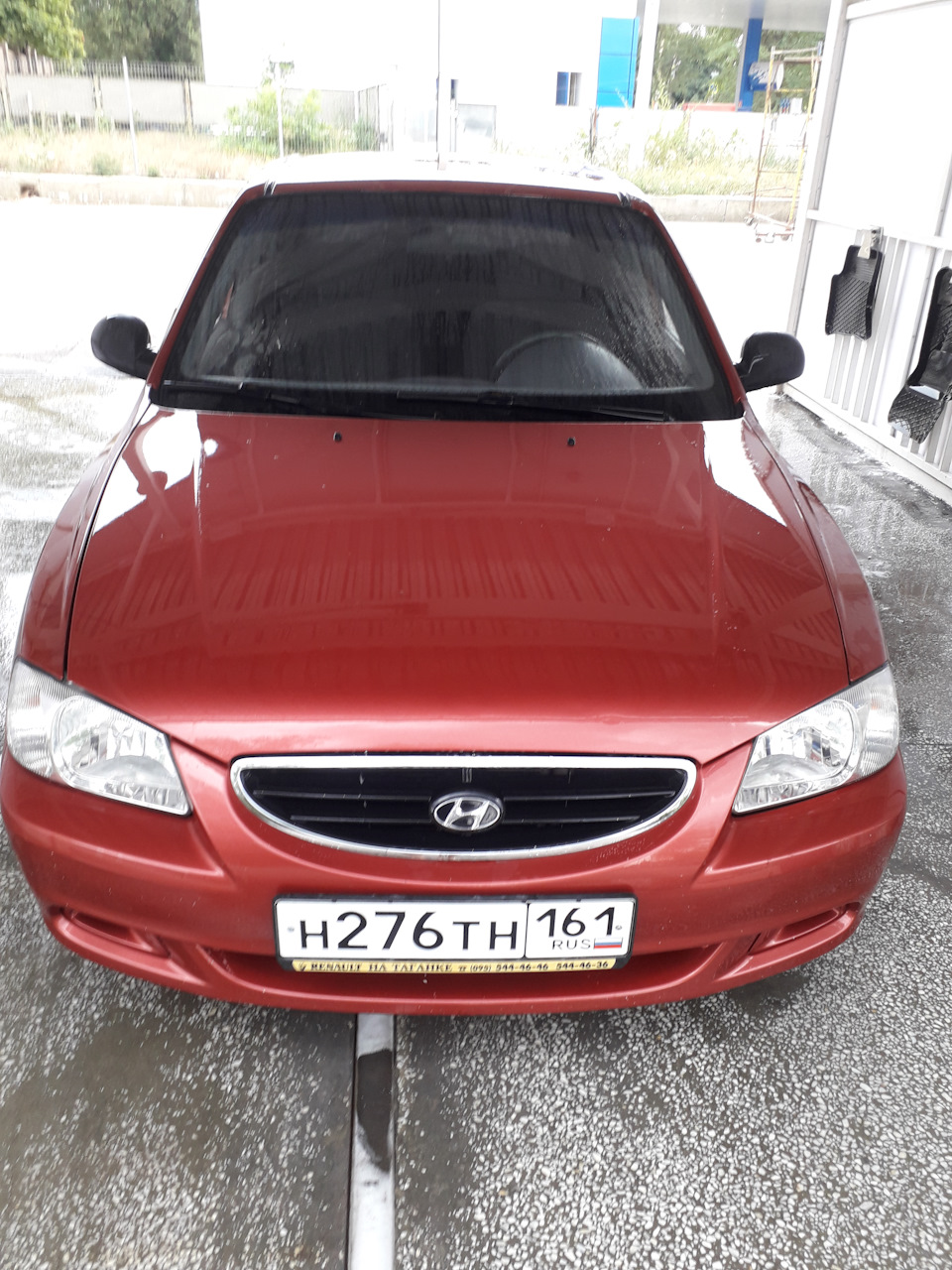 Закон подлости никто не отменял))) — Hyundai Accent (2G), 1,5 л, 2005 года  | мойка | DRIVE2