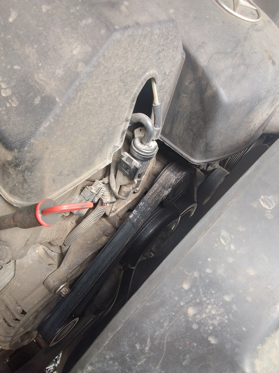 Приводной ремень в обход кондиционера и гур — Mercedes-Benz M-Class ...