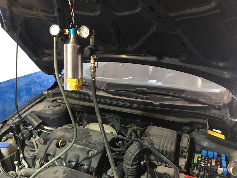 Промывка форсунок&Замена свечей зажигания — KIA Ceed (1G), 1,6 л., 2009 ...