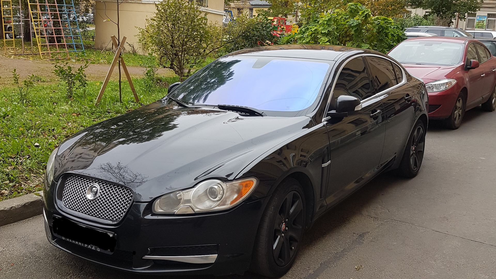 Jaguar XF (1G) 2.7 дизельный 2008 | Черный кот 2.7 на DRIVE2