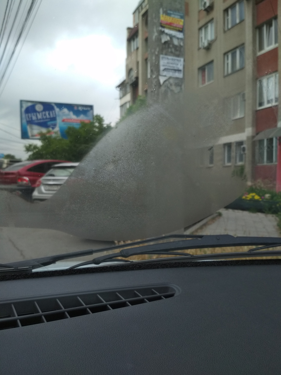 Запотело лобовое стекло. — Lada Ларгус, 1,6 л, 2018 года | наблюдение ...