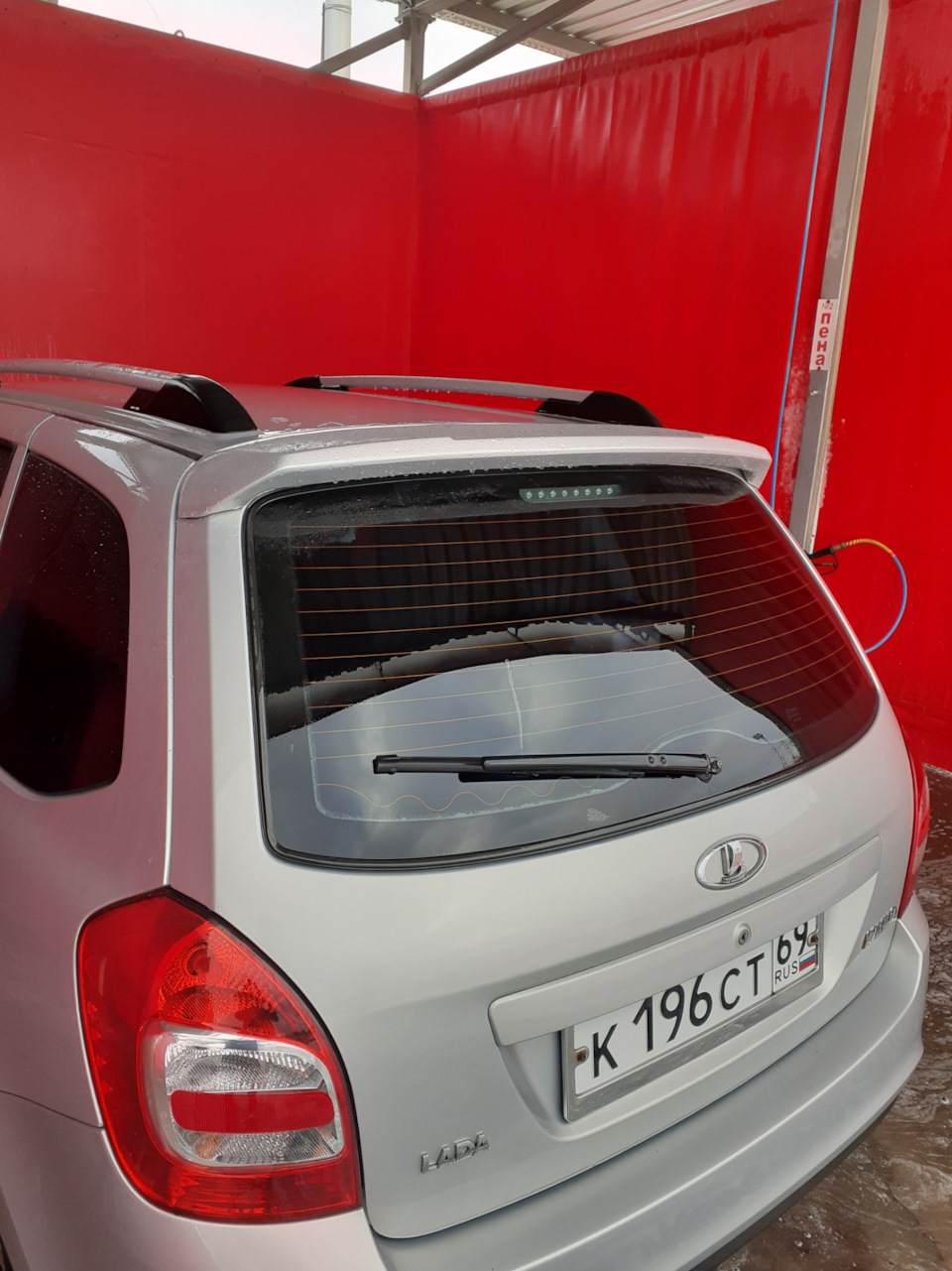 Спойлер — Lada Калина Универсал (2G), 1,6 л, 2015 года | стайлинг | DRIVE2