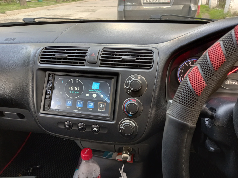 Новая магнитола — Honda Civic Ferio (7G), 1,5 л, 2006 года | автозвук ...