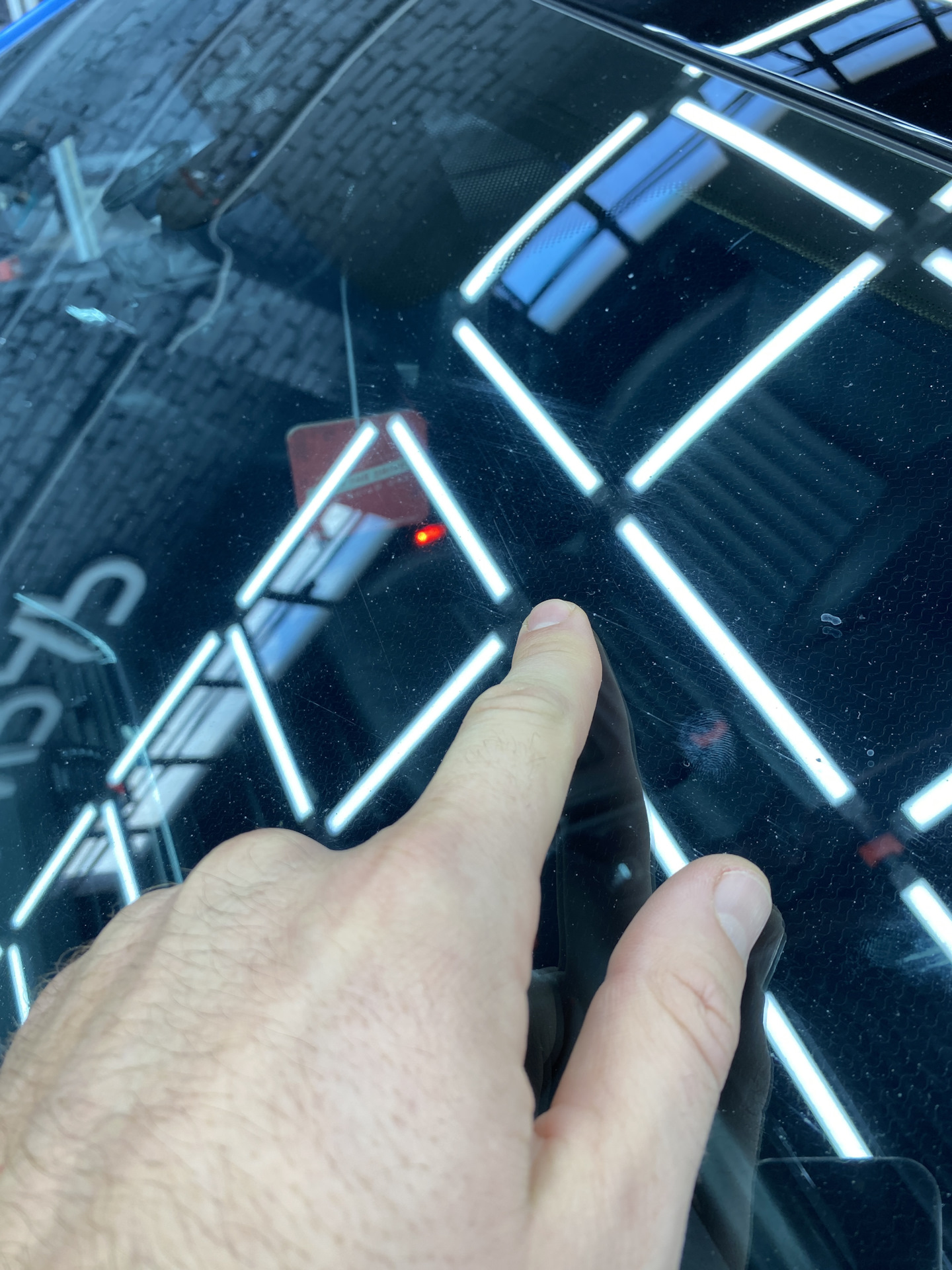 Шлифовка лобового стекла — Skoda Octavia RS A7 Mk3, 2 л, 2014 года ...