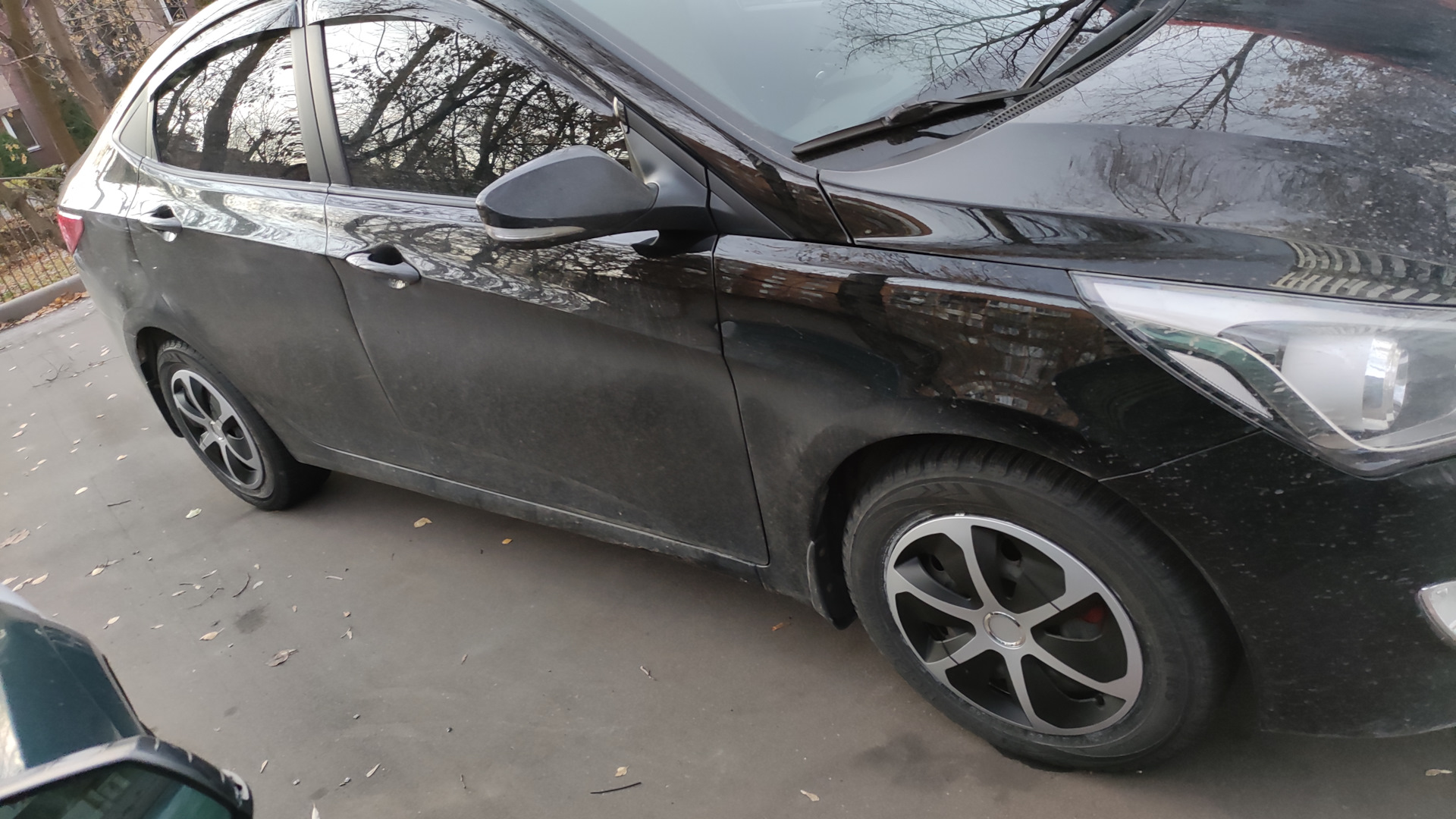 17. Мы переобулись. Штамповка + колпаки — Hyundai Solaris, 1,6 л, 2016 ...