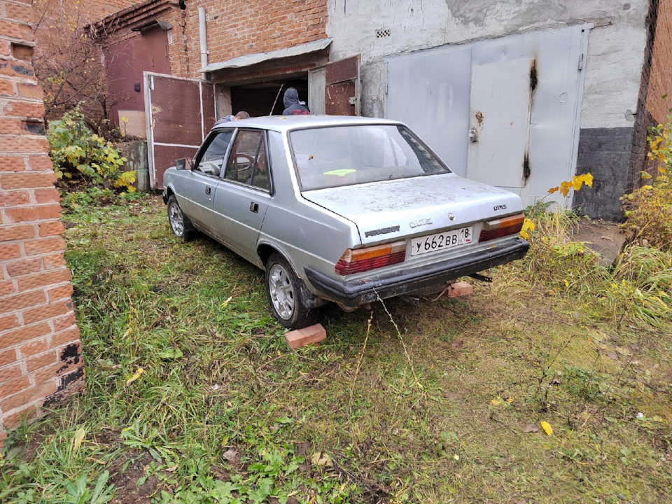 Пыж уехал на зимовку — Peugeot 305, 1,9 л, 1984 года | другое | DRIVE2