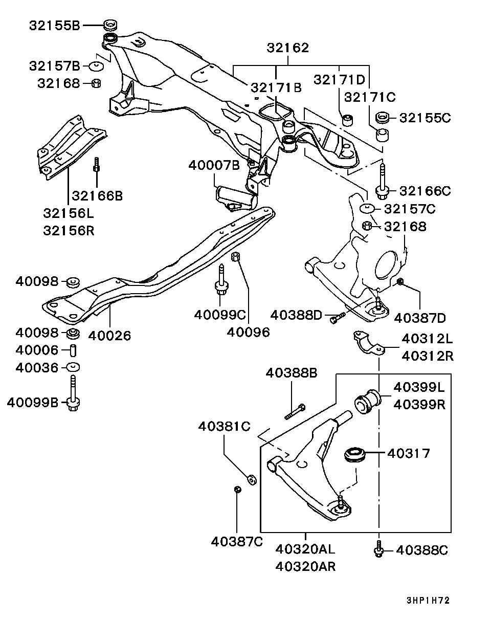 Фото в бортжурнале Mitsubishi Galant (8G). Запчасти на фото: 321558, 321578, 3216B
