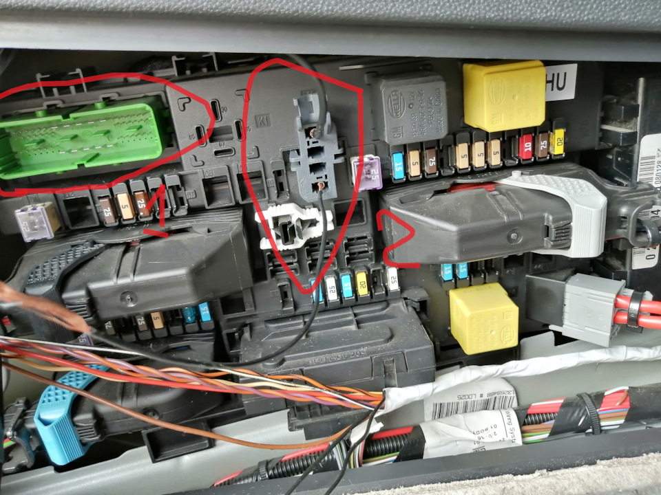 Ремонт блока парктроника опель астра h