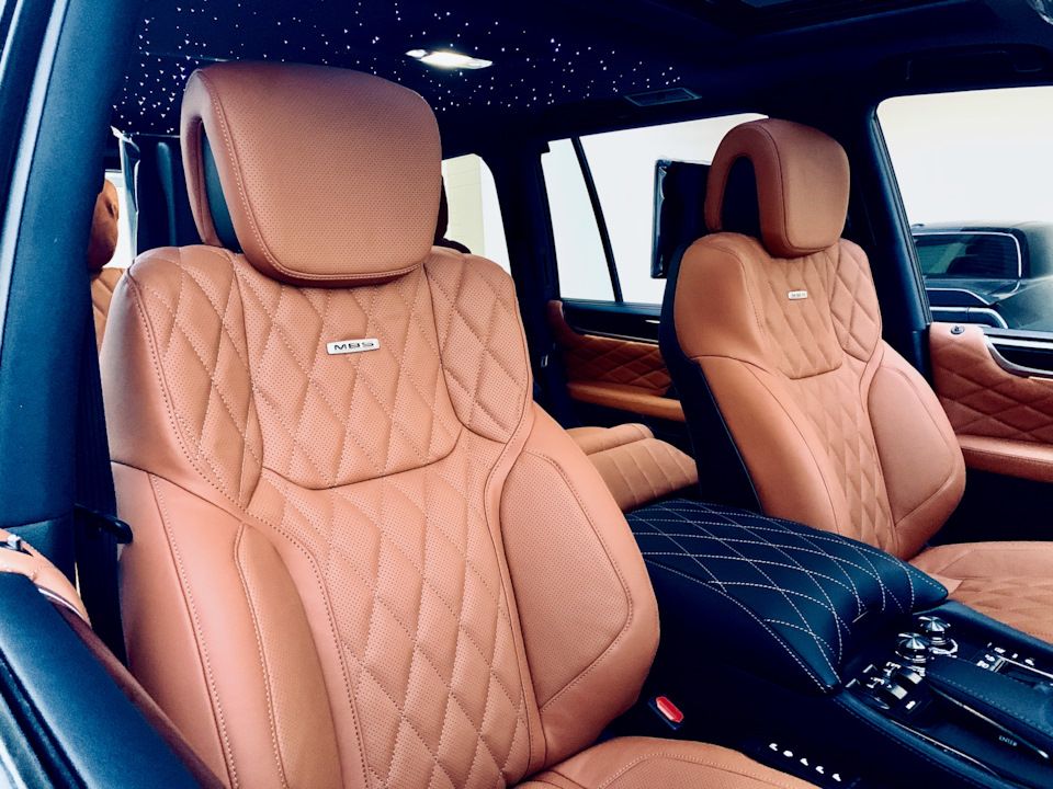 Lexus LX570 с комфортными сиденьями MBS.