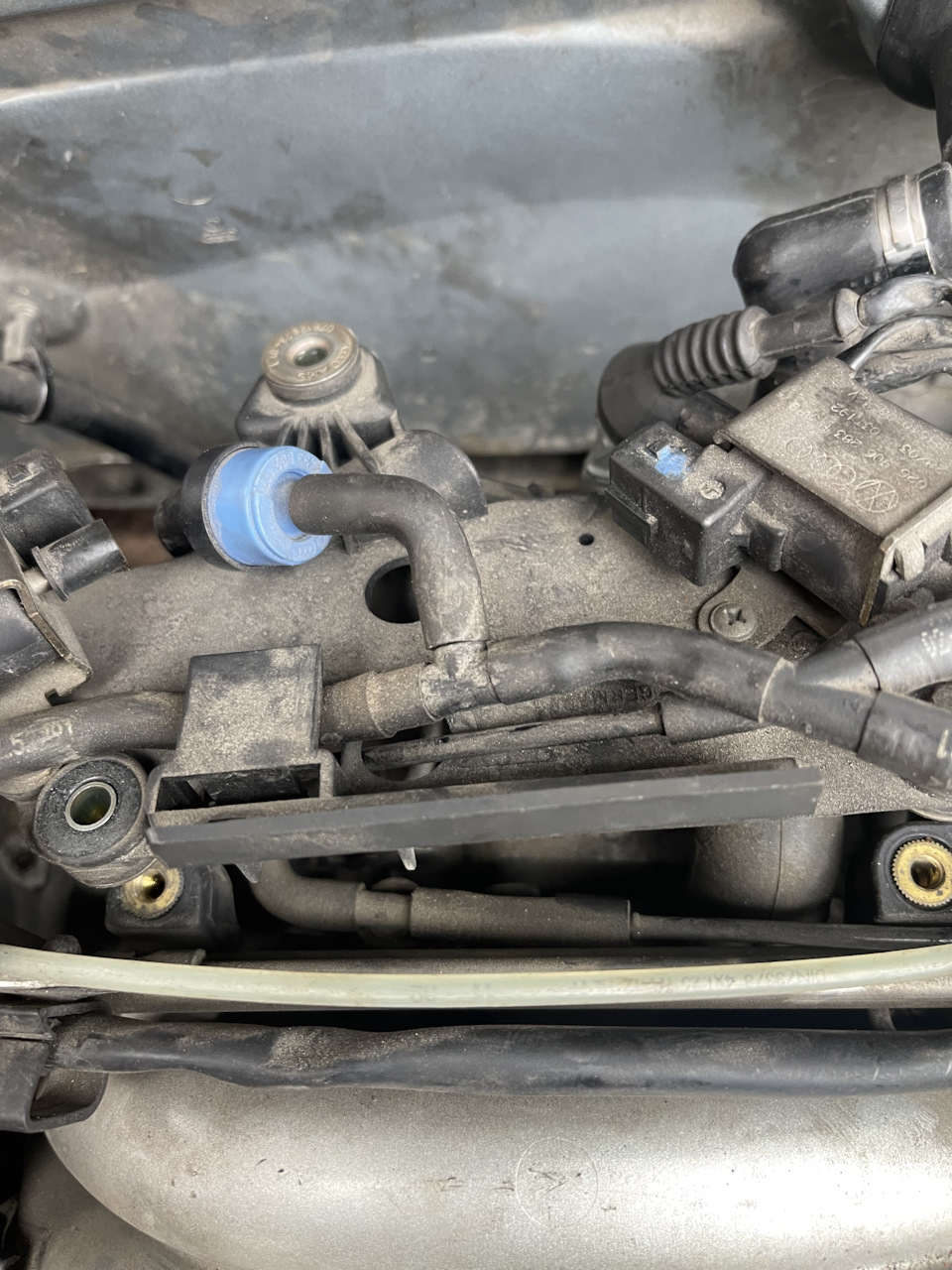 Система ВГК и вакуумная система 2,8 ATQ — Volkswagen Passat B5, 2,8 л ...