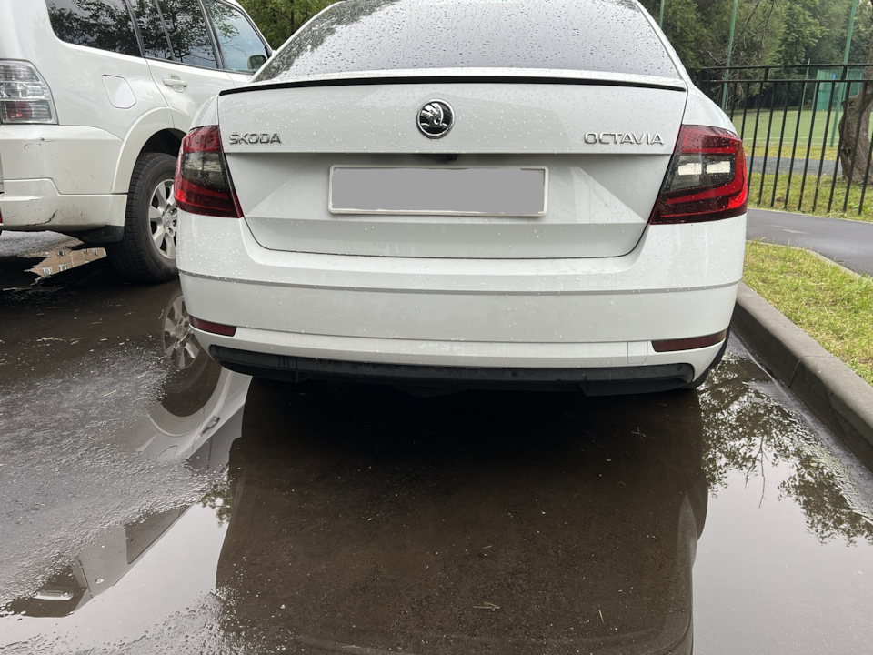 Накладки на бампер… — Skoda Octavia A7 Mk3, 1,8 л, 2017 года | стайлинг ...