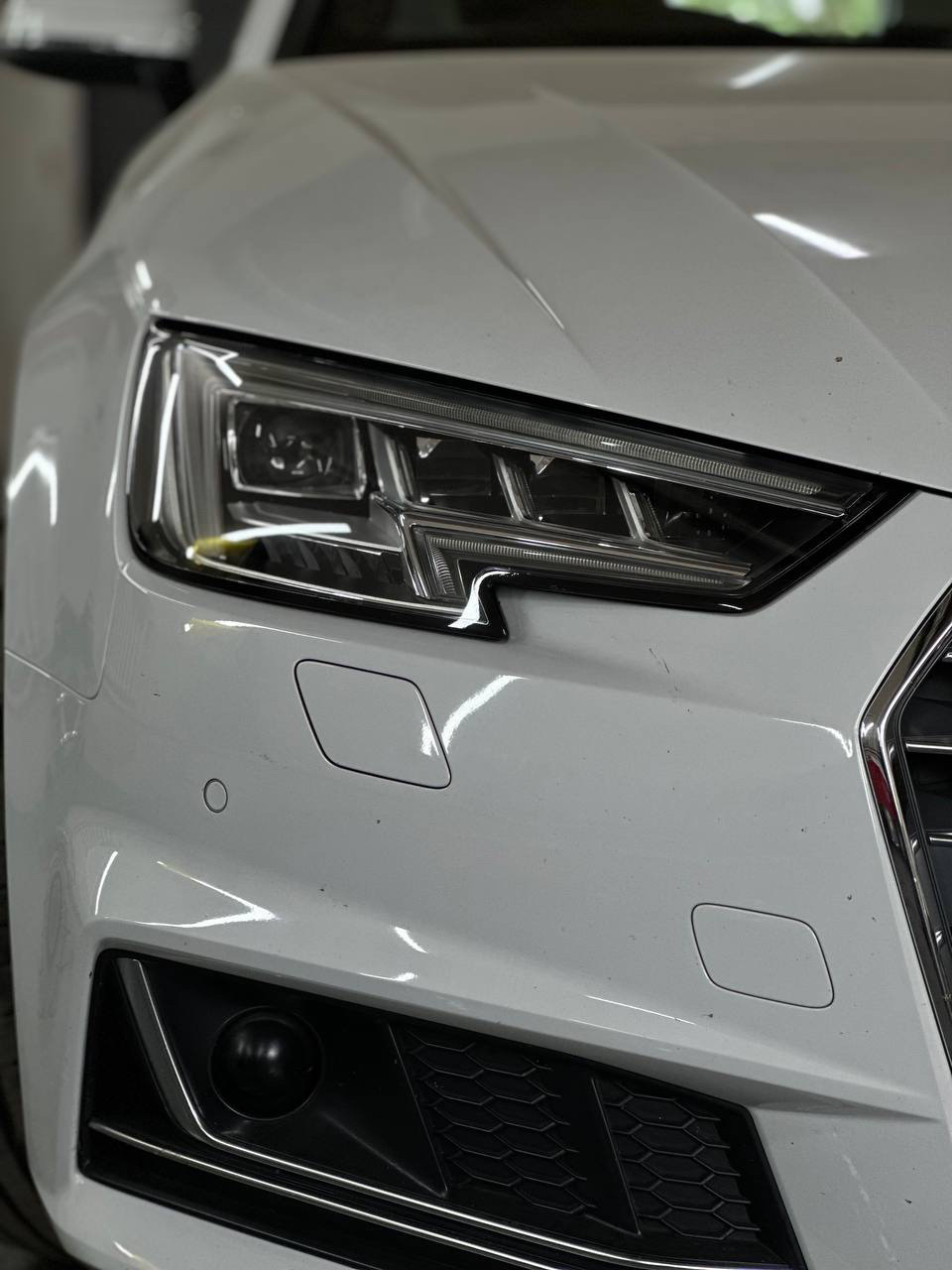 Восстановление фар, бронирование — Audi A4 (B9), 1,4 л, 2018 года ...