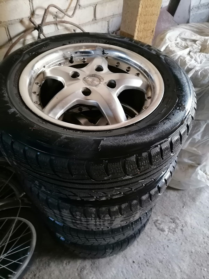 Шины всесезонные Amtel 205/60 R15, литые диски 6Jx15 ET40 4x114,3 на ...