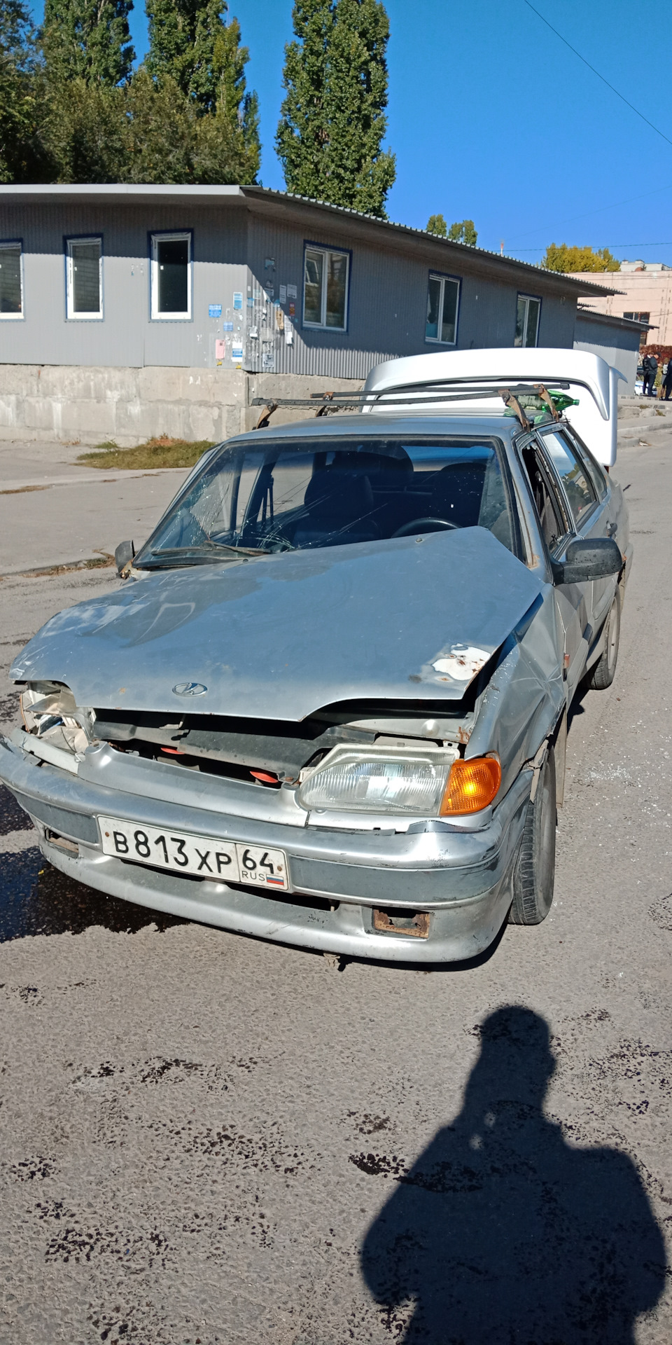 Тотал! Ушла красиво 😄 — Lada 2115, 1,5 л, 2004 года | ДТП | DRIVE2