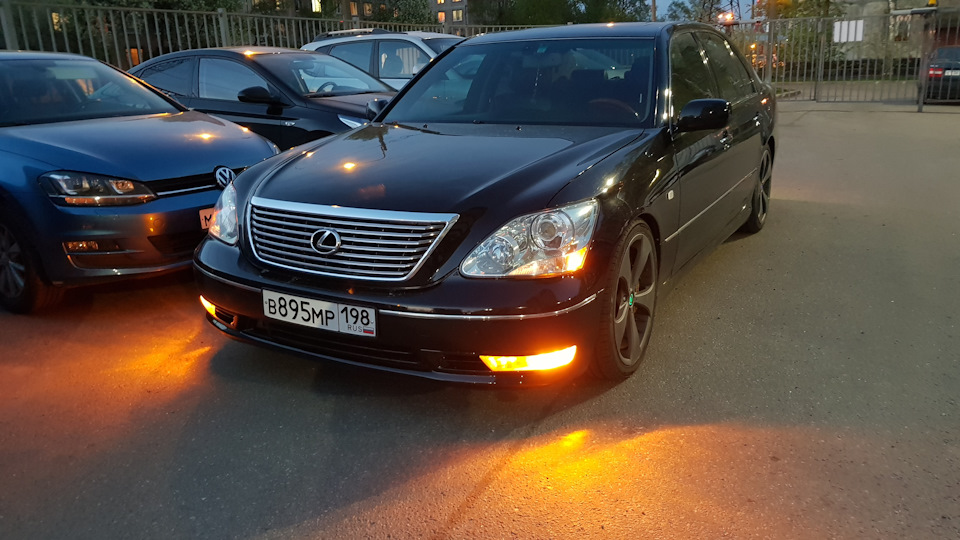 Ремонт ПТФ, обогрева зеркала, сушка фар — Lexus LS (UCF30), 4,3 л, 2004 ...