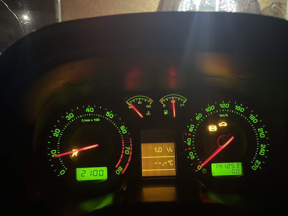 Приборка от СуперБ в Октавия тур. — Skoda Octavia A4 Mk1, 1,8 л, 2001 ...