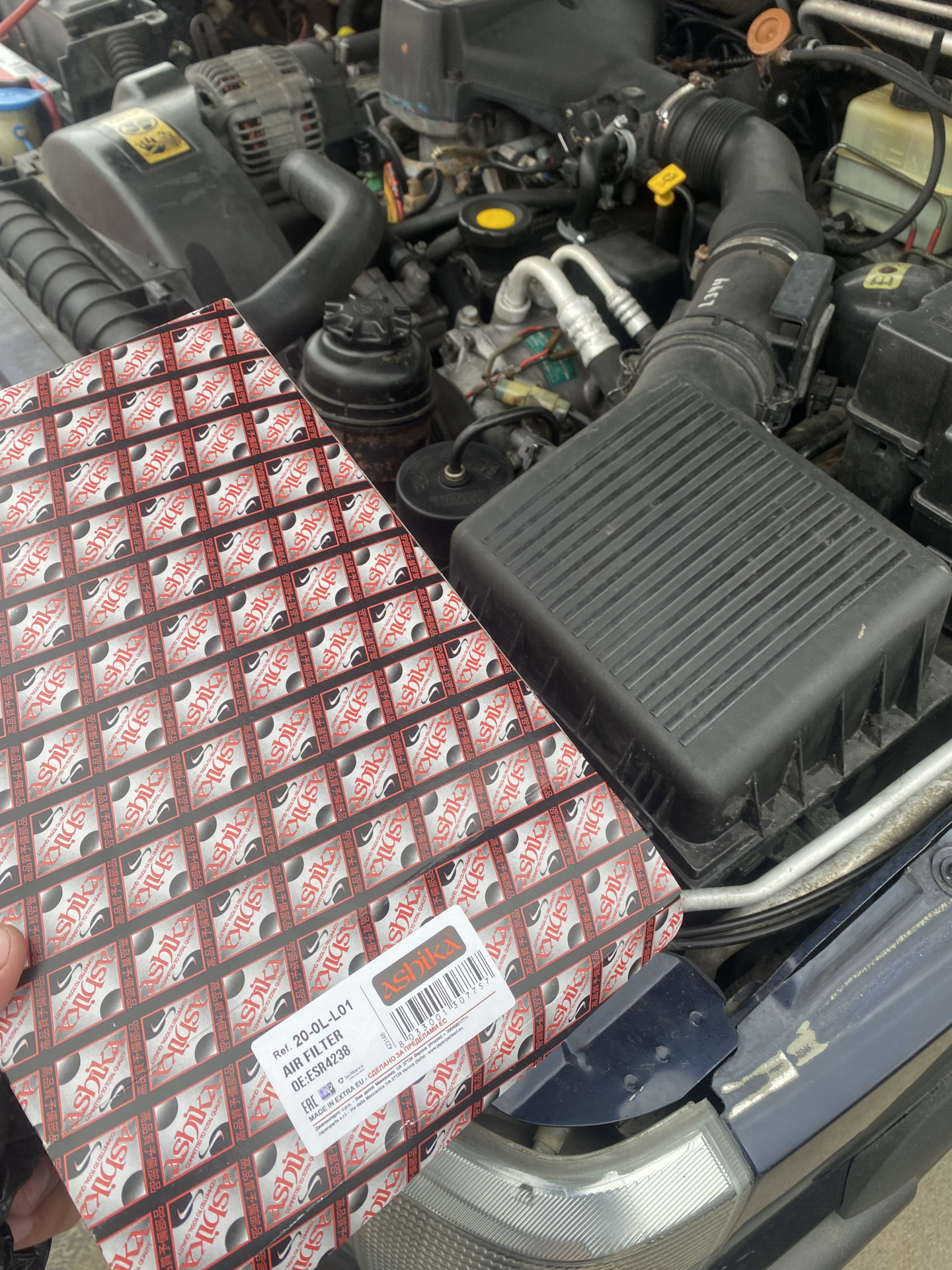 Датчик abs и Воздушный фильтр — Land Rover Range Rover (2G), 4,6 л ...