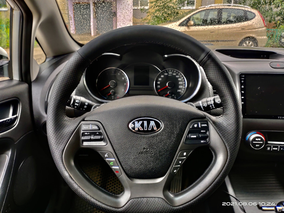 Как снять руль киа церато Перетяжка руля! - KIA Cerato (3G), 1,6 л, 2016 года своими руками DRIVE2