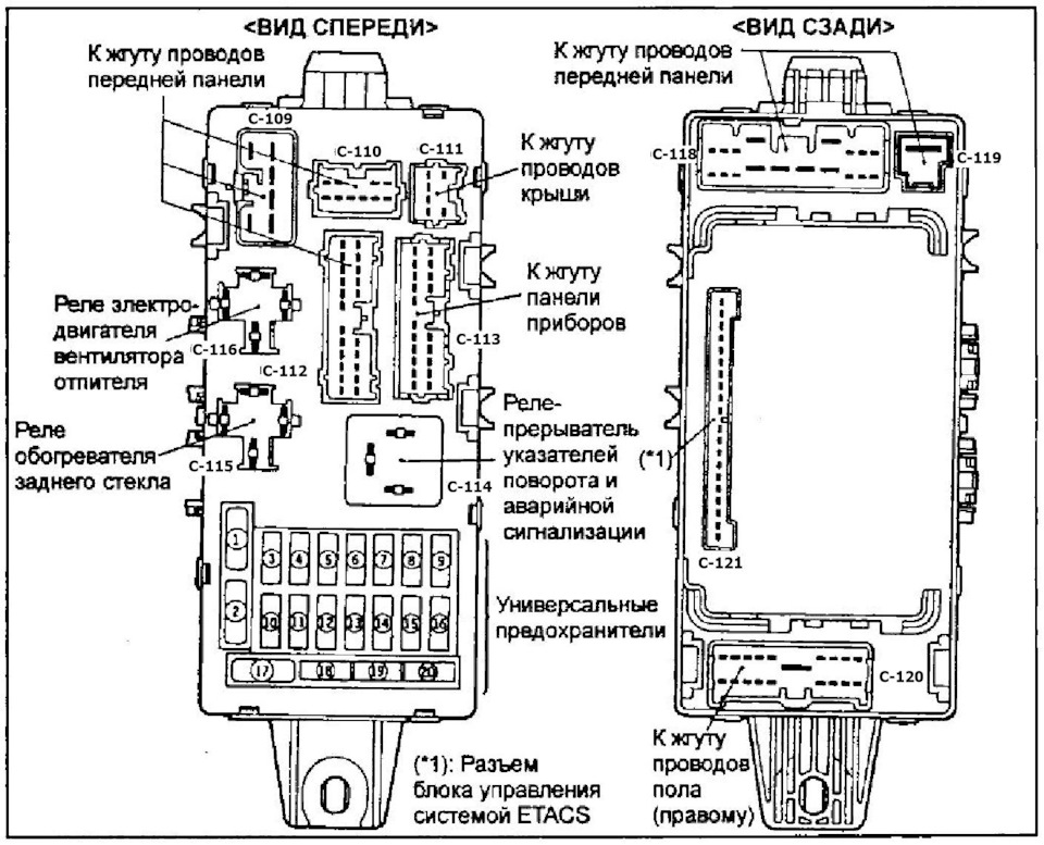 Не горят габариты мицубиси каризма