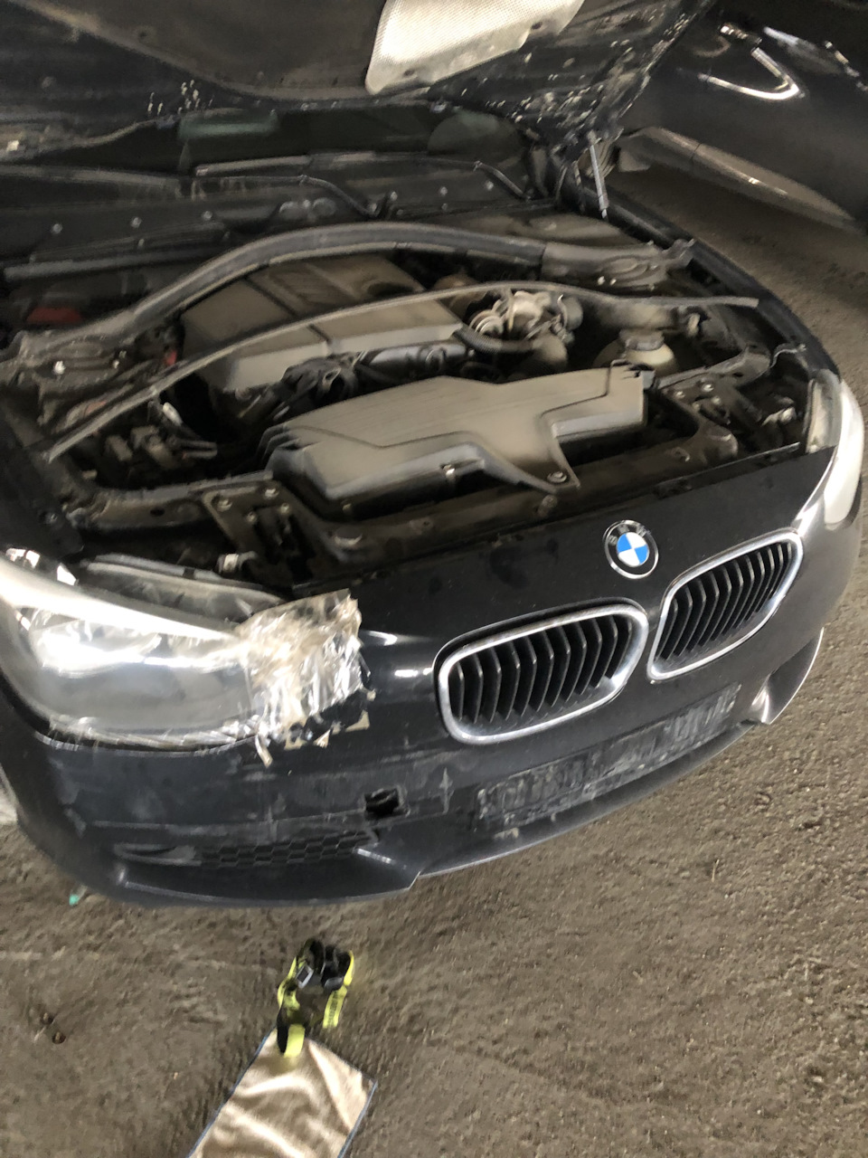 Установка морды от F22 — BMW 1 series (F20), 1,6 л, 2012 года | тюнинг ...